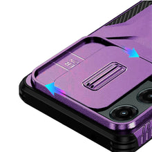 For Motorola Edge 2025 Case Rugged Side Grip Hybrid with Sliding Rear Lens Cover
