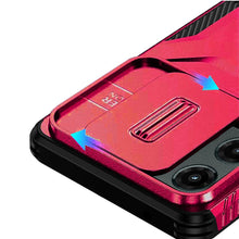 For Motorola Edge 2025 Case Rugged Side Grip Hybrid with Sliding Rear Lens Cover