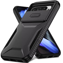 For Google Pixel 10/10 Pro Case Rugged Grip Sliding Lens Cover + Tempered Glass