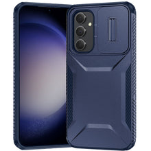For Samsung Galaxy S24 FE Case Rugged Side Grip with Sliding Rear Lens Cover