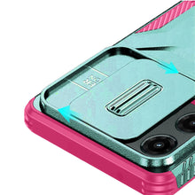 For Moto G Stylus 2025 Case Grip with Sliding Rear Lens Cover + Tempered Glass