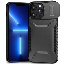 For iPhone 13 Pro Max 6.7 inch Case Rugged Side Grip Sliding Camera Lens Cover