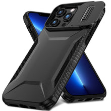 For iPhone 13 Pro Max 6.7 inch Case Rugged Side Grip Sliding Camera Lens Cover