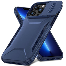 For iPhone 13 Pro Max 6.7 inch Case Rugged Side Grip Sliding Camera Lens Cover