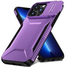 For iPhone 13 Pro Max 6.7 inch Case Rugged Side Grip Sliding Camera Lens Cover