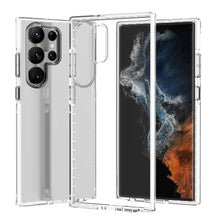 For Samsung S23 Case Slim Protective Clear Back TPU Cover with Colored Trim