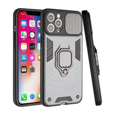 For iPhone 13 PRO Case Rugged Cover Camera Lens Cover and Magnetic Ring Stand
