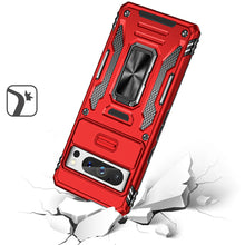 For Google Pixel 9 Pro XL 6.8 inch Case Sliding Lens Cover Shockproof Ringstand