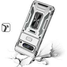 For Google Pixel 9 Pro XL 6.8 inch Case Sliding Lens Cover Shockproof Ringstand