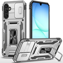 For Samsung A17 5G Case Sliding Lens with Magnetic Ring Stand + Tempered Glass
