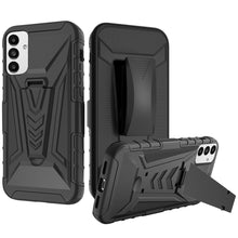 For Samsung A14 5G Case V 3in1 Combo Kickstand Holster Heavy-Duty Phone Cover