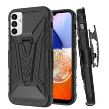 For Samsung A14 5G Case V 3in1 Combo Kickstand Holster Heavy-Duty Phone Cover