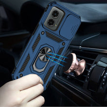 For Motorola Edge 5G 2024 Case Shockproof Magnetic Ring Stand Camera Lens Cover