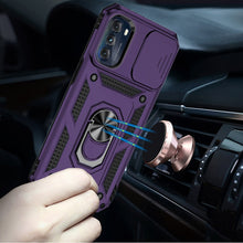 For Apple iPhone 11 Shockproof Magnetic Ring Stand Case with Camera Lens Cover