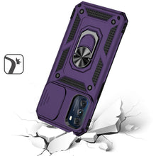 For iPhone 14 Case Shockproof Magnetic Ring Stand Cover with Camera Lens Cover