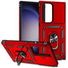 For Samsung Galaxy S24+ Plus Case Shockproof Magnet Ring Stand Camera Lens Cover