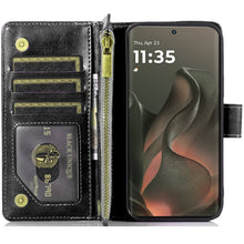 For Motorola Edge 2025 Case Luxury Phone Wallet Card ID Zipper Money Holder