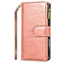 For iPhone 16 PRO MAX Case Luxury Phone Wallet ID Zipper Holder + Tempered Glass