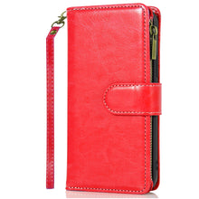 For Moto G Stylus 2025 Case Luxury Phone Wallet Zipper Holder + Tempered Glass