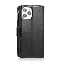 For Apple iPhone 11 Luxury Phone Wallet Card ID Zipper Money Holder Case Cover