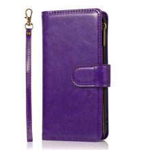 For Samsung Galaxy S24 Ultra Case Luxury Phone Wallet Card Zipper Money Holder
