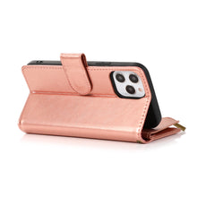For Apple iPhone 11 Luxury Phone Wallet Card ID Zipper Money Holder Case Cover