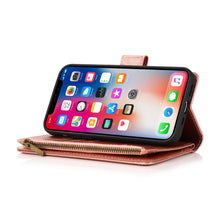 For Apple iPhone 11 Luxury Phone Wallet Card ID Zipper Money Holder Case Cover