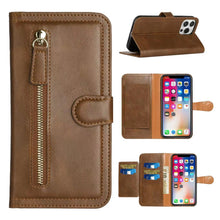For REVVL 6X PRO 5G (2023) Case Premium Phone Wallet Card Holder Money Zipper