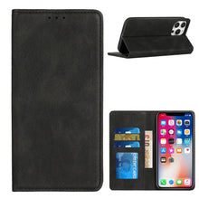 For iPhone 14 Case Vegan Leather ID Card Money Holder Phone Wallet Cover