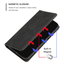 For Samsung Galaxy S24 Case PU Vegan Leather Wallet ID Card w/ Magnetic Closure