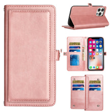 For iPhone 15 Pro Max Case Wallet PU Vegan Leather ID Card + 2 Screen Protectors