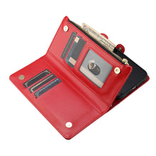 For Samsung Galaxy S24 Case Purse Style Phone Wallet w/ Zipper Short Long Strap