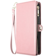 For iPhone 16e Case Wristlet Phone Wallet with Long Short Strap + Tempered Glass