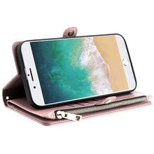 For iPhone 16e Case Wristlet Phone Wallet with Long Short Strap + Tempered Glass