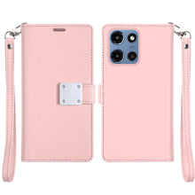 For Moto G 2025 Case Wallet ID Card Holder Phone Wallet Cover + Tempered Glass