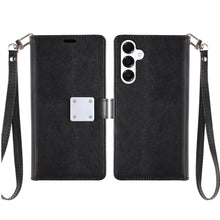 For Samsung A16 5G Case PU Leather Phone Wallet Extra Card Flap + Tempered Glass
