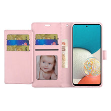 For iPhone 11 6.1 in. Case PU Leather Wallet w/ Extra Card Flap + Tempered Glass