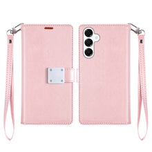 For Samsung A36 Case PU Leather Phone Wallet Extra Card Flap + Tempered Glass