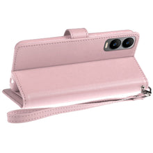 For Cricket Debut S3 Case PU Leather Phone Wallet Extra Card Flap and Wristlet