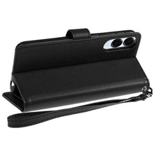 For Samsung S25 Edge Case PU Leather Wallet w/ Extra Card Flat + Tempered Glass