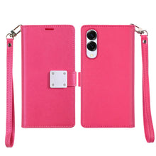 For Samsung S25 Edge Case PU Leather Wallet w/ Extra Card Flat + Tempered Glass