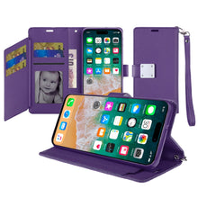 For iPhone 16 PRO MAX Case PU Leather Wallet Extra Card Flap + Tempered Glass