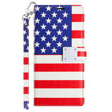 For Samsung A25 5G Case Design Phone Wallet Card Wrist-strap + Tempered Glass
