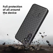 For iPhone 11 6.1inch Case Textured 3in1 Belt-Clip Holster Kickstand Phone Cover