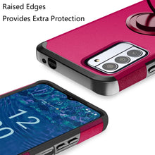 For Nokia G310 5G Ring Stand Rotating Tough Strong ShockProof Hybrid Case Cover