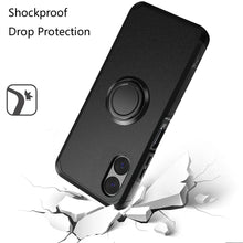 For Moto G Play (2024) Case Dual Layered Rugged Phone Cover with Ring stand