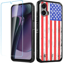 For Moto G Stylus 5G (2024) Case Tough Design Shockproof Hybrid + Tempered Glass