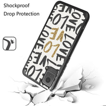 For TCL K11 Case Tough Strong Hybrid Design Phone Cover + Tempered Glass