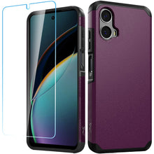 For Moto G 5G 2024 Case Cover Tough Strong Shockproof Hybrid + Tempered Glass