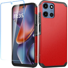 For Motorola Moto G 2025 Case Tough Strong Shockproof Hybrid + Tempered Glass